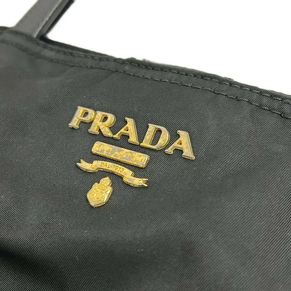 Prada Tote Bag Nylon Leather
